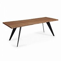 стол nack 220x100 черный, античный дуб c799m90 от la forma (ex julia grup) в Таганроге