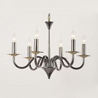 подвесная люстра lucia tucci messina 1890.6 glossy black в Таганроге