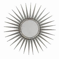 зеркало-солнце серебряное диаметр 76 см starburst в Таганроге