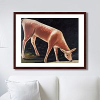 картина: roe deer drinking from a stream, 1901г. в Таганроге