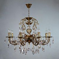 подвесная люстра ambiente alicante 8888/8 pb tear drop бронза в Таганроге