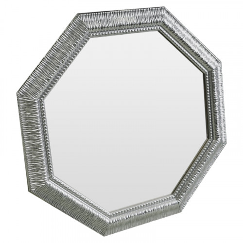 зеркало серебряное восьмиугольное с декором sparkle silver в Таганроге