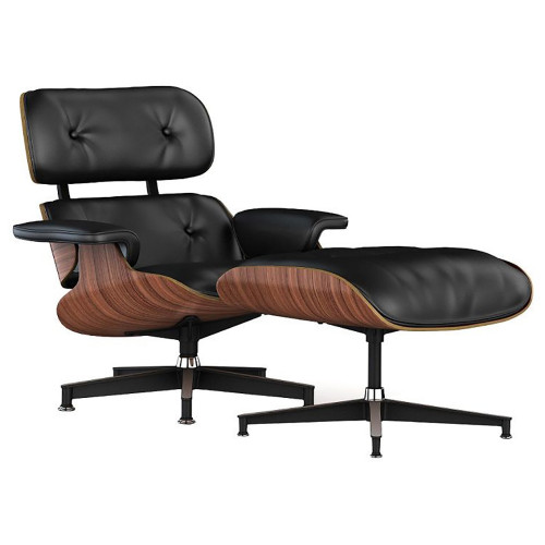 кресло lounge chair & ottoman черное в Таганроге