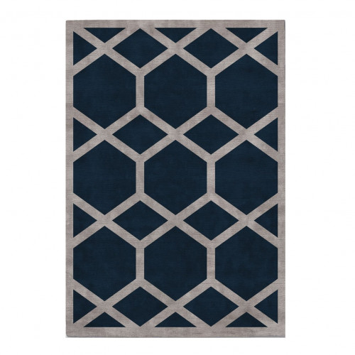 ковер ahston blue 150x220 синий в Таганроге