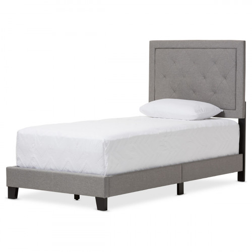 кровать paris linen upholstered gray 140х200 в Таганроге