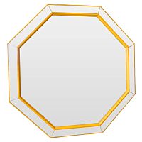 зеркало венецианское восьмиугольное желтое yellow octagon в Таганроге