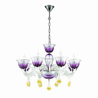 подвесная люстра odeon light ninfea 3930/8 в Таганроге