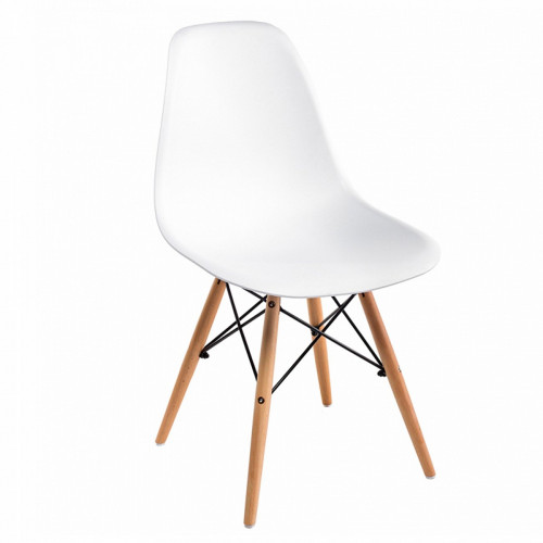 стул деревянный eames pc-015 white в Таганроге