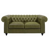диван chester classic двухместный прямой оливковый в Таганроге
