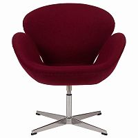 кресло swan chair бордовая в Таганроге