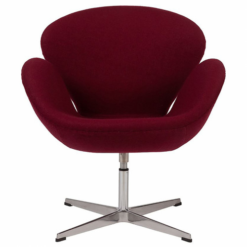 кресло swan chair бордовая в Таганроге