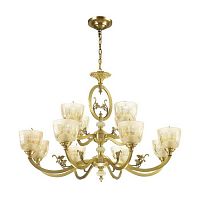 подвесная люстра odeon light piemont 3998/12 белая в Таганроге