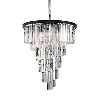 люстра helix clear от delight collection прозрачная/черная в Таганроге