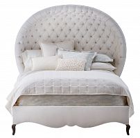 кровать двуспальная 160х200 белая с каретной стяжкой antoinette в Таганроге