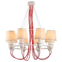 подвесная люстра arte lamp sergio a3325lm-8wh в Таганроге