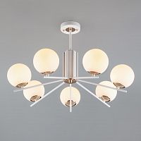 потолочная люстра eurosvet lucas 70092/7 белая в Таганроге