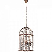 подвесной светильник cage chandelier коричневый в Таганроге