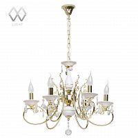 подвесная люстра mw-light свеча 25 301018106 белая в Таганроге