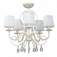 потолочная люстра vitaluce v1186/5pl белая в Таганроге