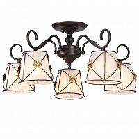 потолочная люстра arte lamp 72 a5495pl-5br в Таганроге