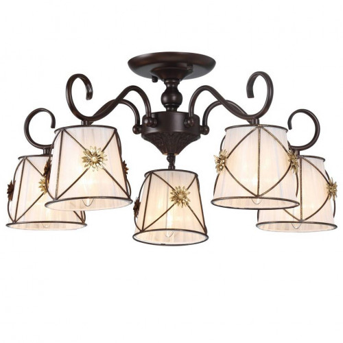 потолочная люстра arte lamp 72 a5495pl-5br в Таганроге