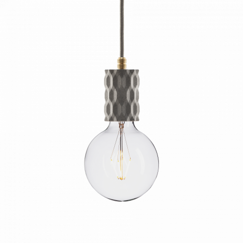 подвесной светильник beton glitter gray brass в Таганроге
