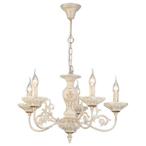 подвесная люстра arte lamp faina a5326lm-5wg в Таганроге