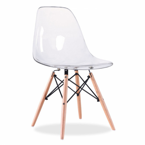 стул деревянный pc-015 прозрачный (eames style) в Таганроге