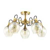 потолочная люстра lumion megan 3777/5c желтая в Таганроге