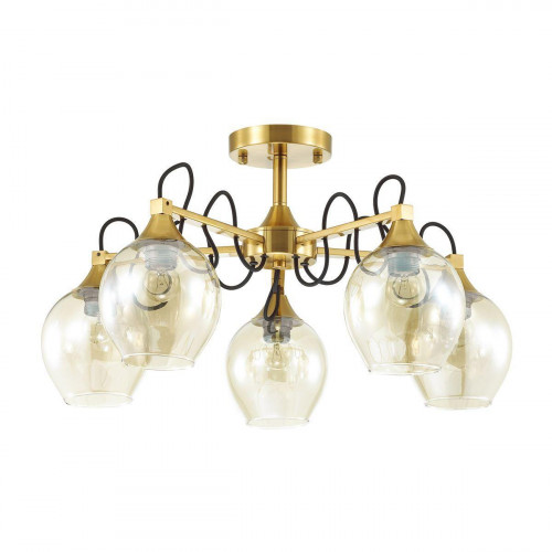 потолочная люстра lumion megan 3777/5c желтая в Таганроге
