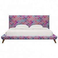 кровать двуспальная 160х200 розовая chameleo waterfall в Таганроге