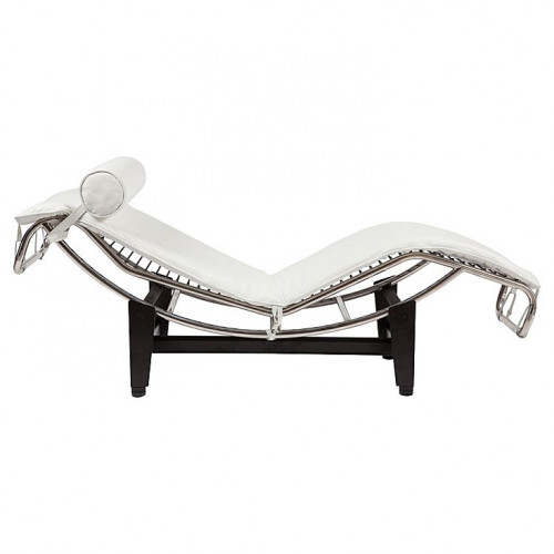 шезлонг chaise longue lc4 белый в Таганроге