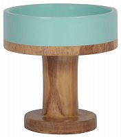 ваза настольная rustic chic bowl blue wood в Таганроге