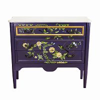 комод с росписью из цветов florentina фиолетовый в Таганроге