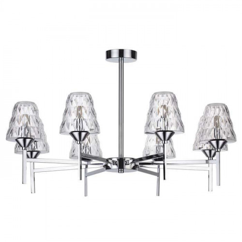 потолочная светодиодная люстра lumion gerana 3598/48cl хром в Таганроге