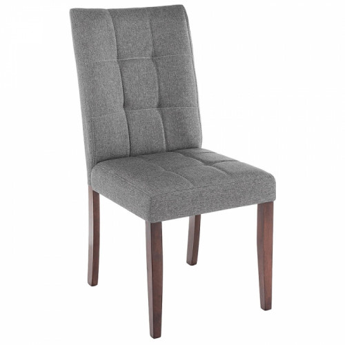 стул деревянный madina dark walnut / fabric grey в Таганроге