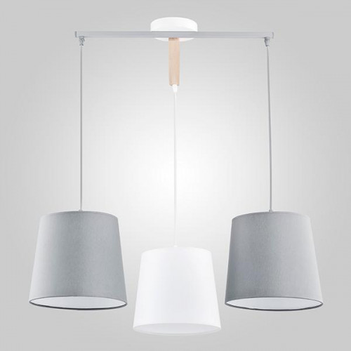 подвесная люстра tk lighting 1279 balance серая в Таганроге