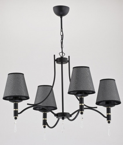 подвесная люстра alfa abil black silver 22964 в Таганроге