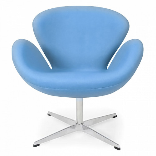 кресло swan chair голубое в Таганроге