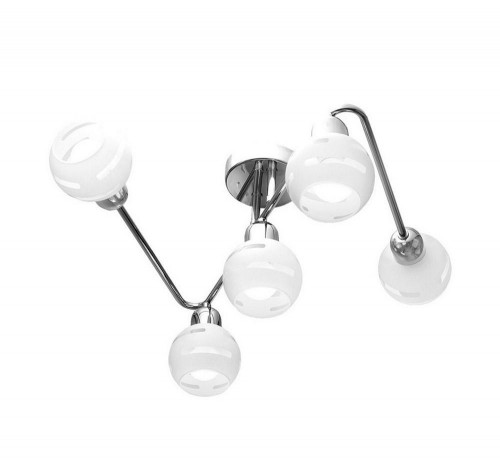 потолочная люстра idlamp agostina 361/5a-whitechrome в Таганроге