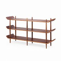 стеллаж bentwood двойной темно-коричневый в Таганроге