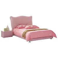 кровать pink leather kitty 120х200 в Таганроге