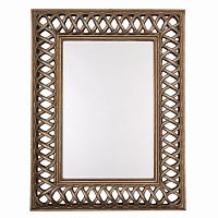 зеркало прямоугольное настенное латунь cross stitch framed в Таганроге