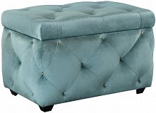 сундук leset classic-е64 велюр yd-25b бирюзовый/ножки пластик в Таганроге