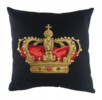 подушка с картинкой короны king crown black в Таганроге