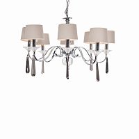 люстра nickel and black crystal 8 плафонов хром в Таганроге