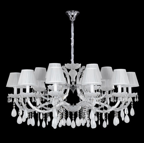 подвесная люстра crystal lux blanca sp18 белая в Таганроге