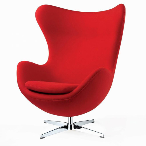 кресло egg chair кашемир красное в Таганроге