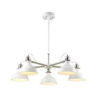 подвесная люстра odeon light lurdi 3331/5 белая в Таганроге