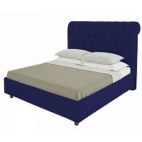 кровать sweet dreams 90х200 велюр синий р в Таганроге